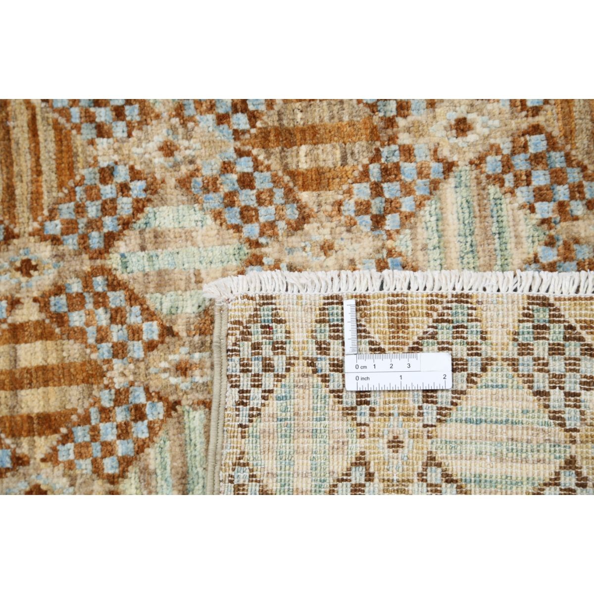 Modcar 5x7 Handmade Double Knotted Washable Wool Rug - Colorful