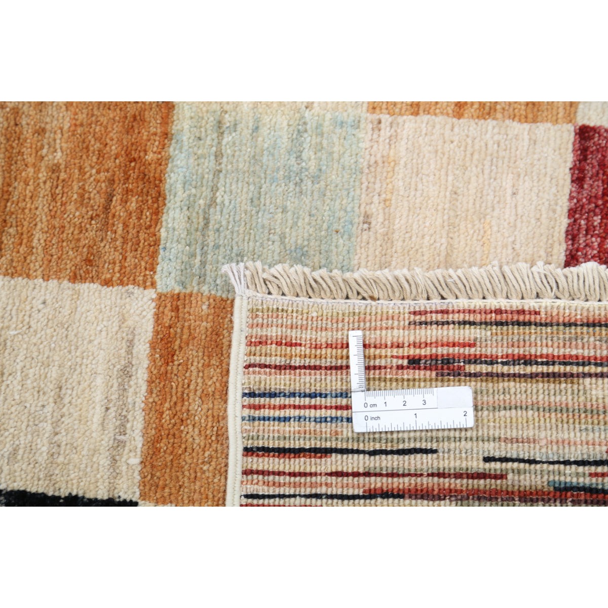 Modcar 10x13 Handmade Double Knotted Washable Wool Rug - Colorful