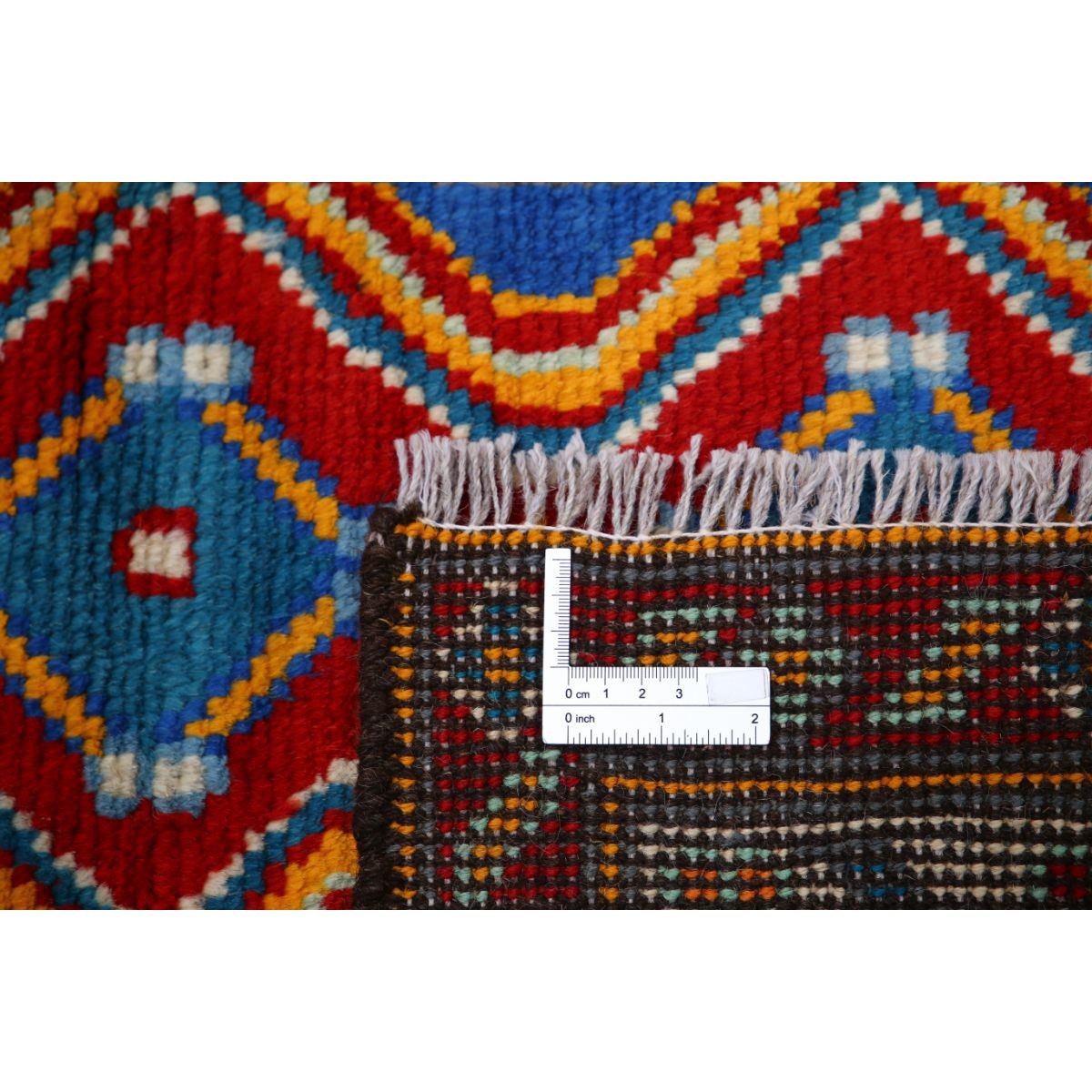 Revival 3x4 Handmade Double Knotted Washable Wool Rug - Colorful