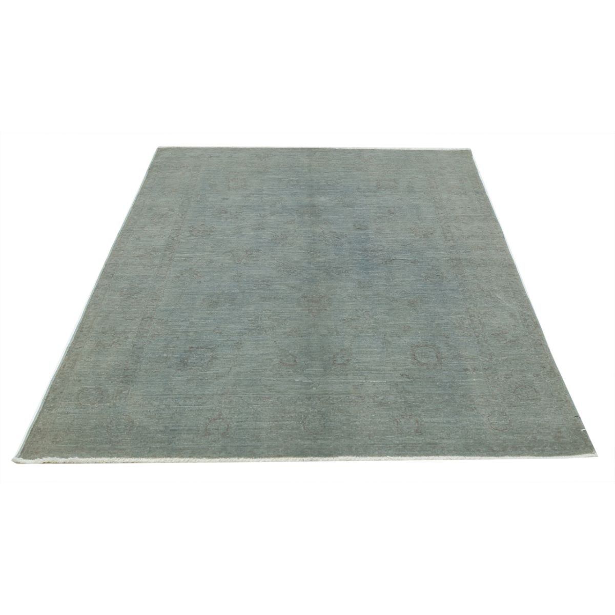 Overdye 5x7 Handmade Double Knotted Washable Wool Rug - Monochormatic