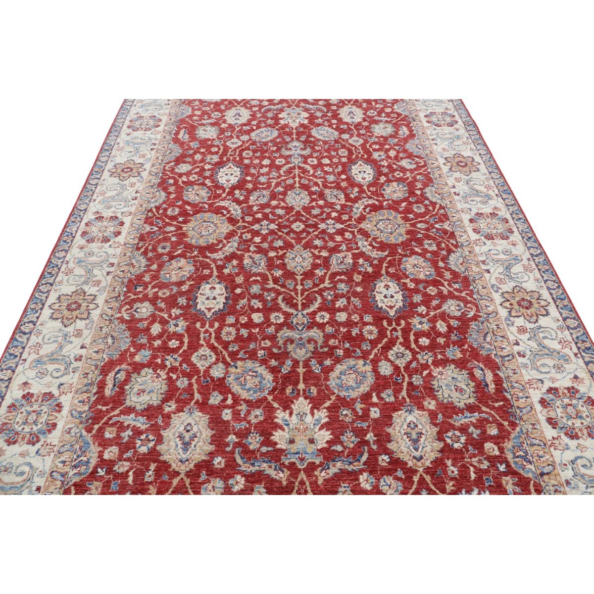 Ziegler 7x10 Handmade Double Knotted Washable Wool Rug - Colorful