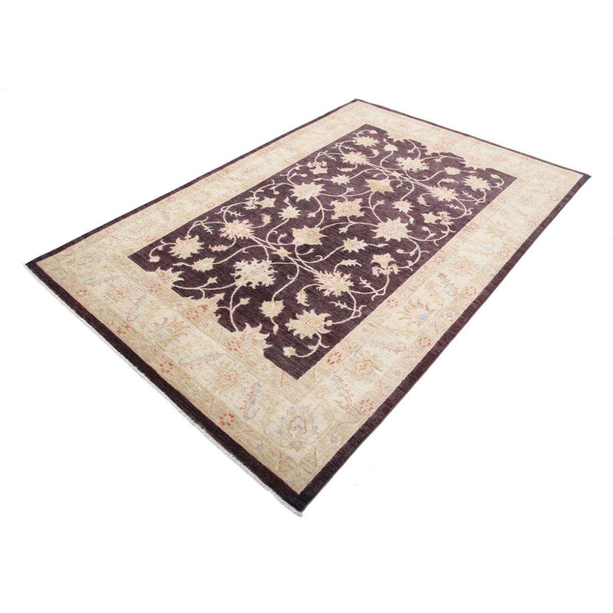 Ziegler 5x8 Handmade Double Knotted Washable Wool Rug - Colorful