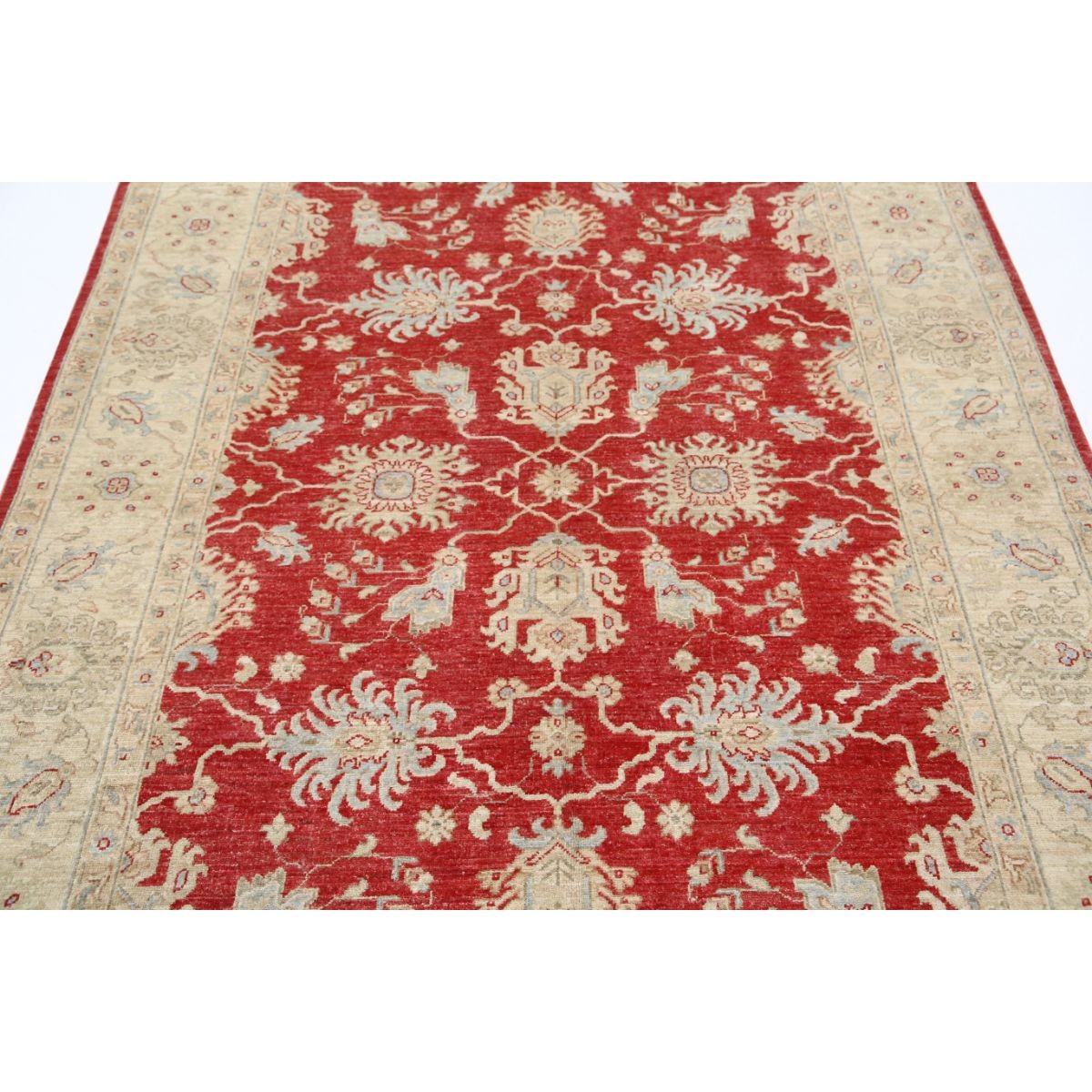 Ziegler 6x8 Handmade Double Knotted Washable Wool Rug - Colorful
