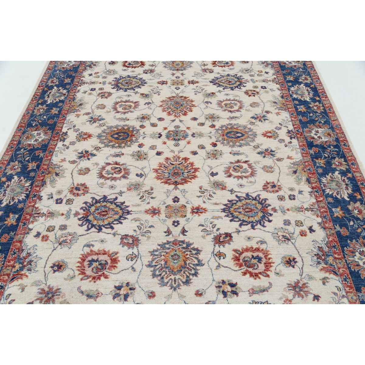 Ziegler 7x9 Handmade Double Knotted Washable Wool Rug - Colorful