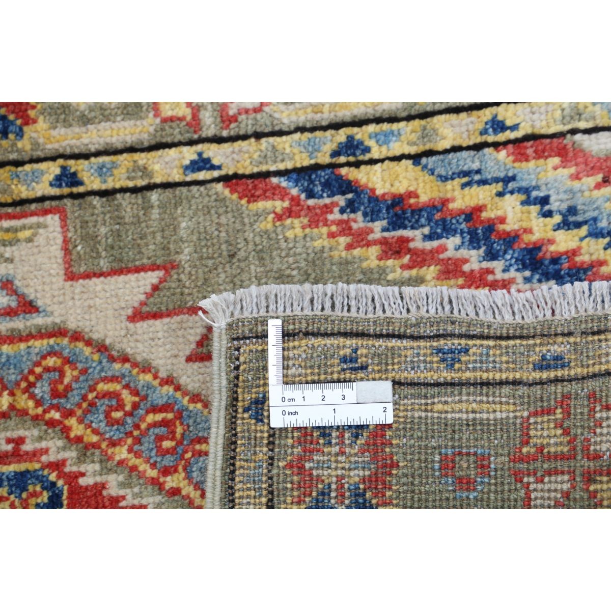 Revival 2x3 Handmade Double Knotted Washable Wool Rug - Colorful