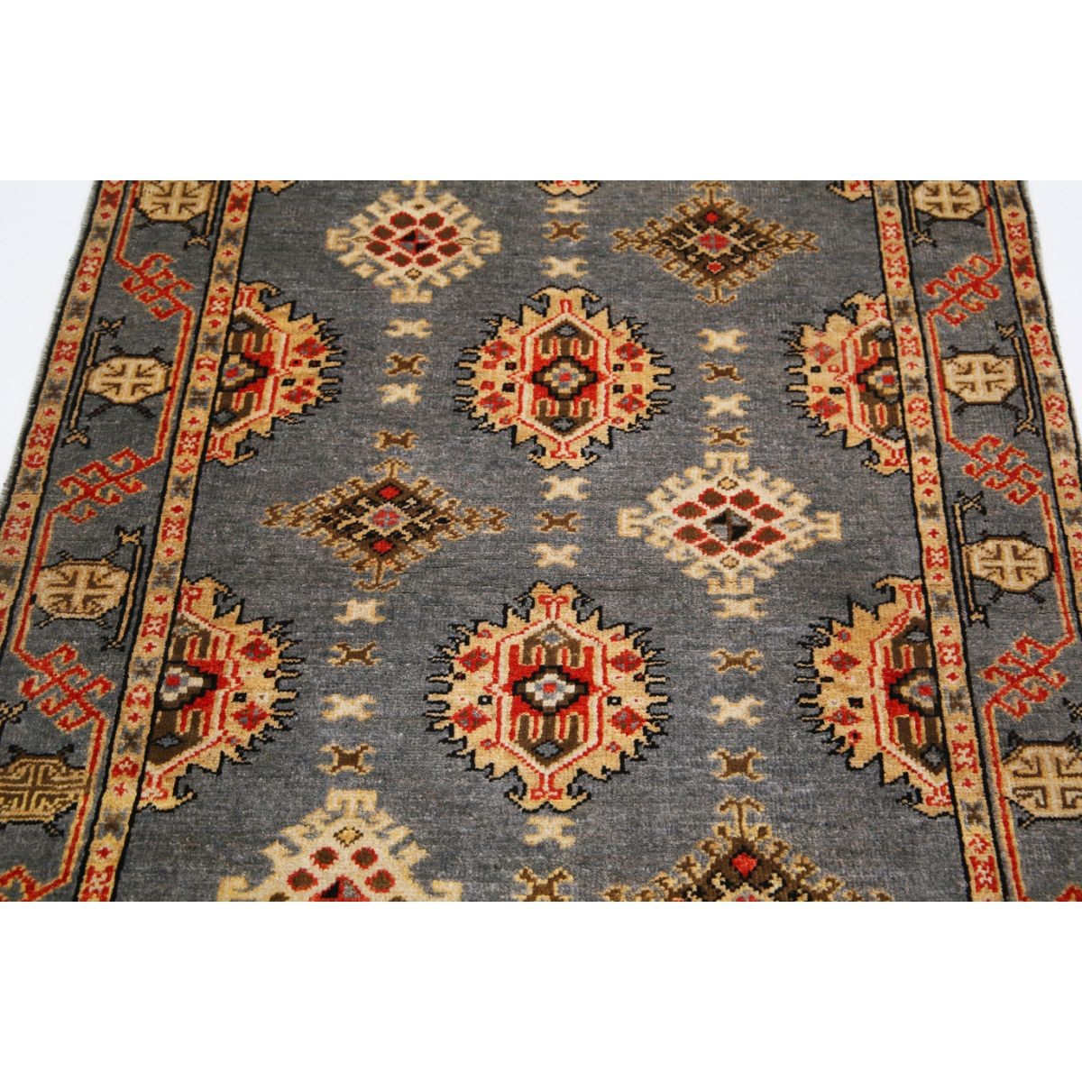Revival 3x5 Handmade Double Knotted Washable Wool Rug - Colorful