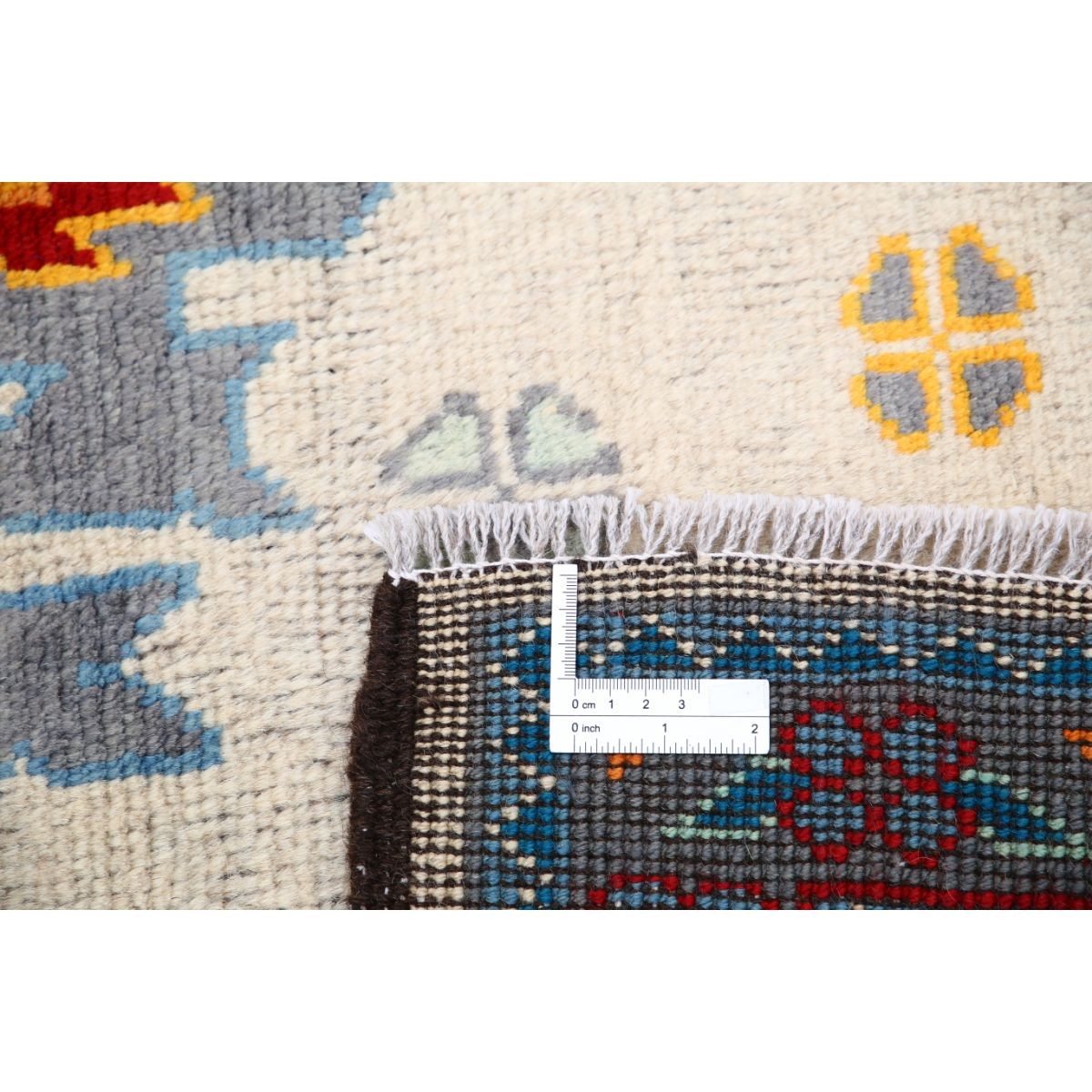 Revival 6x8 Handmade Double Knotted Washable Wool Rug - Colorful