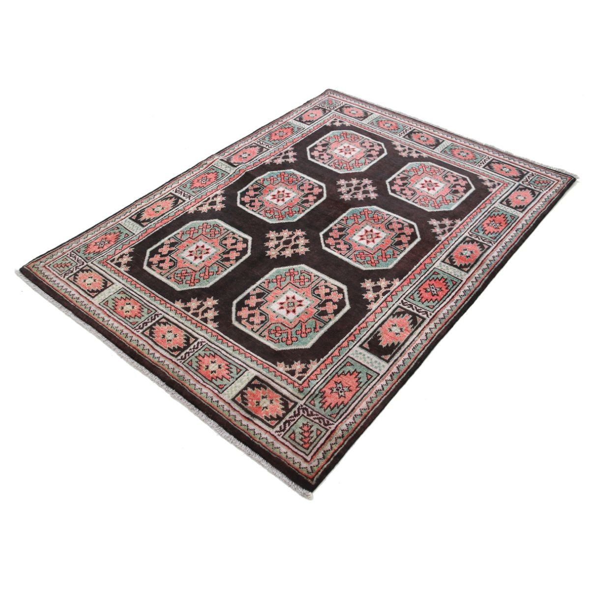 Revival 4x6 Handmade Double Knotted Washable Wool Rug - Colorful