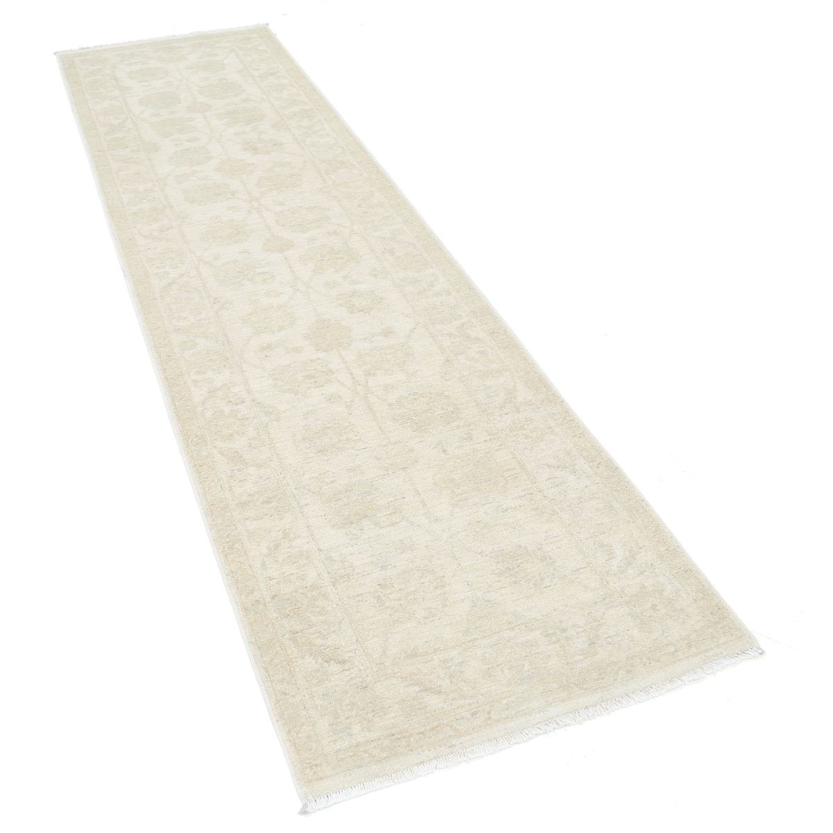 Serenity 3x10 Handmade Double Knotted Washable Wool Runner - Soft Hues