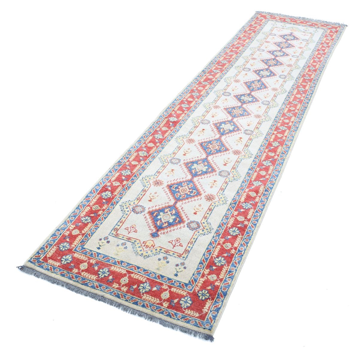 Revival 3x10 Handmade Double Knotted Washable Wool Runner - Colorful