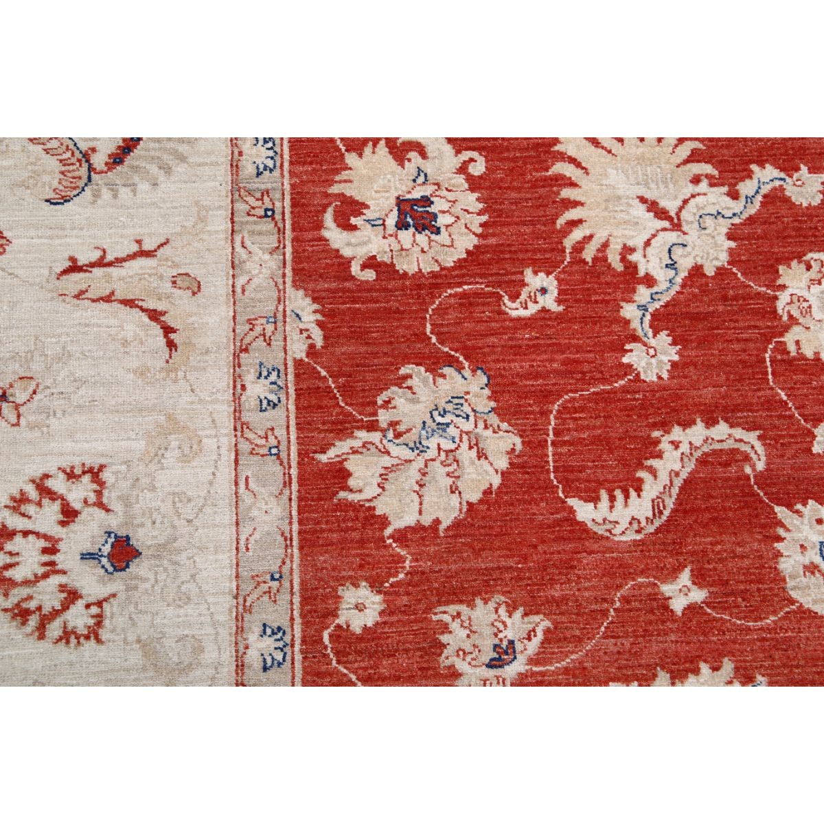 Ziegler 8x9 Handmade Double Knotted Washable Wool Rug - Colorful