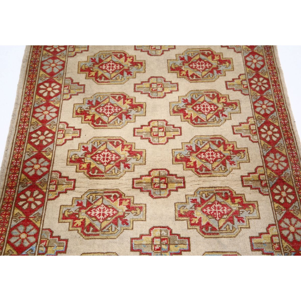 Revival 3x5 Handmade Double Knotted Washable Wool Rug - Colorful