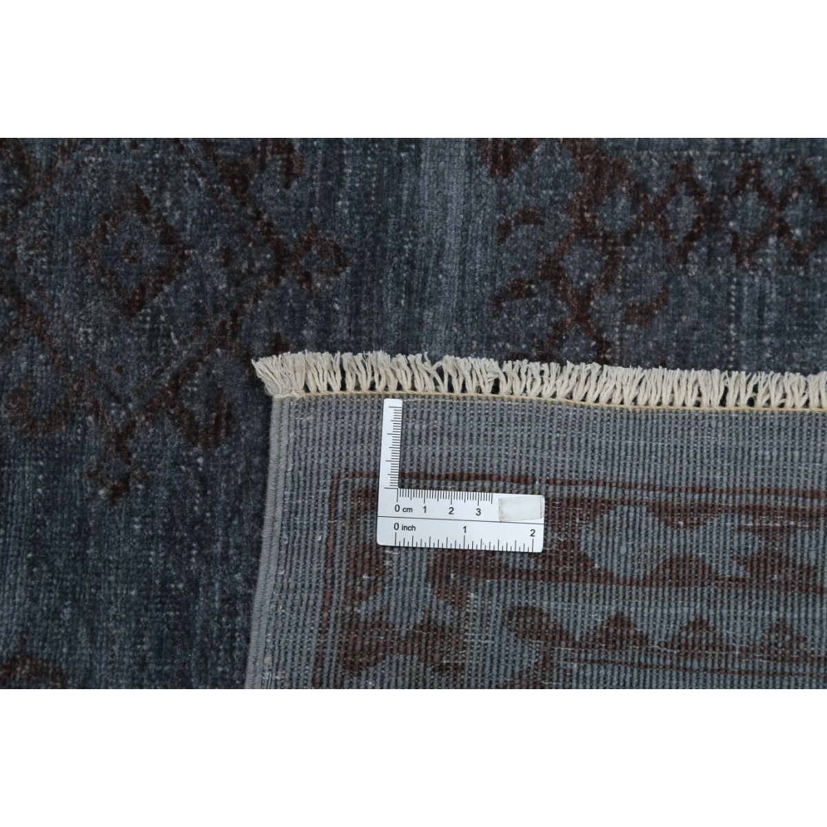 Fine 9x11 Handmade Double Knotted Washable Wool Rug - Monochormatic