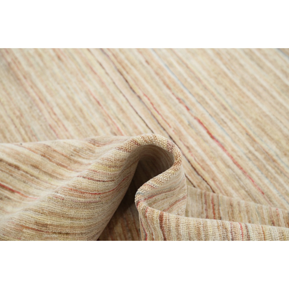 Modcar 5x8 Handmade Double Knotted Washable Wool Rug - Colorful