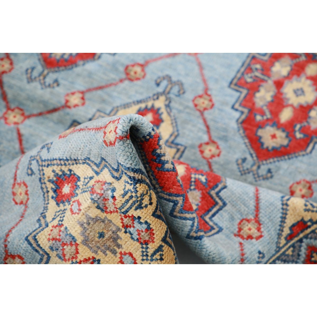 Revival 3x5 Handmade Double Knotted Washable Wool Rug - Colorful