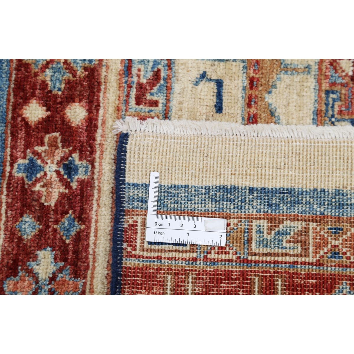 Khurjeen 6x8 Handmade Double Knotted Washable Wool Rug - Colorful
