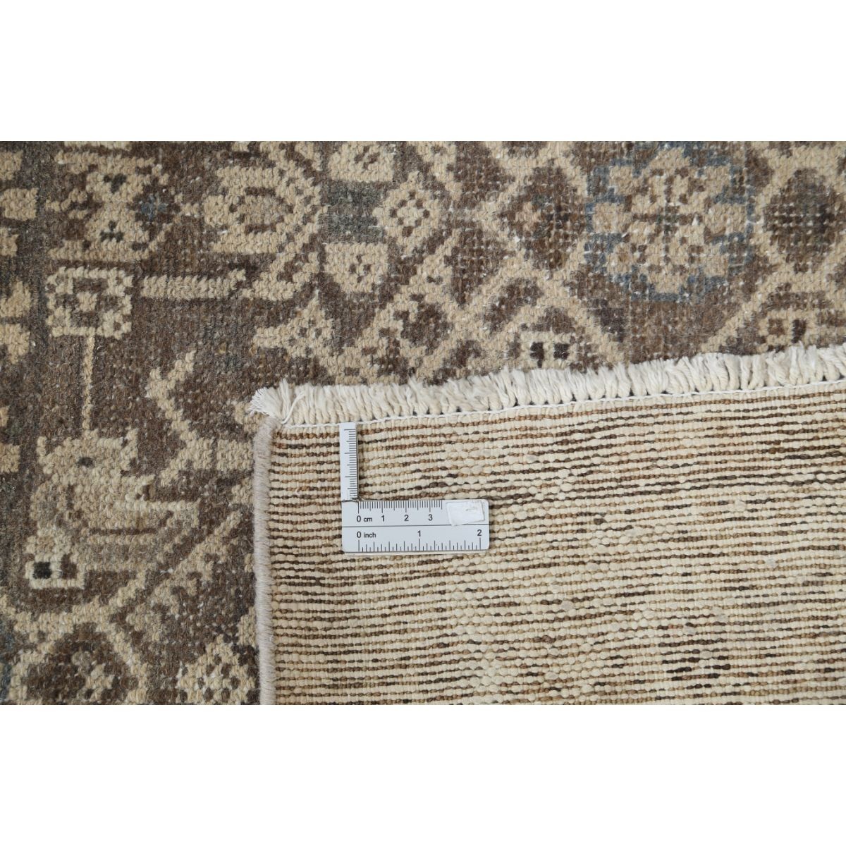 Vintage 3x13 Handmade Double Knotted Washable Wool Runner - Soft Hues