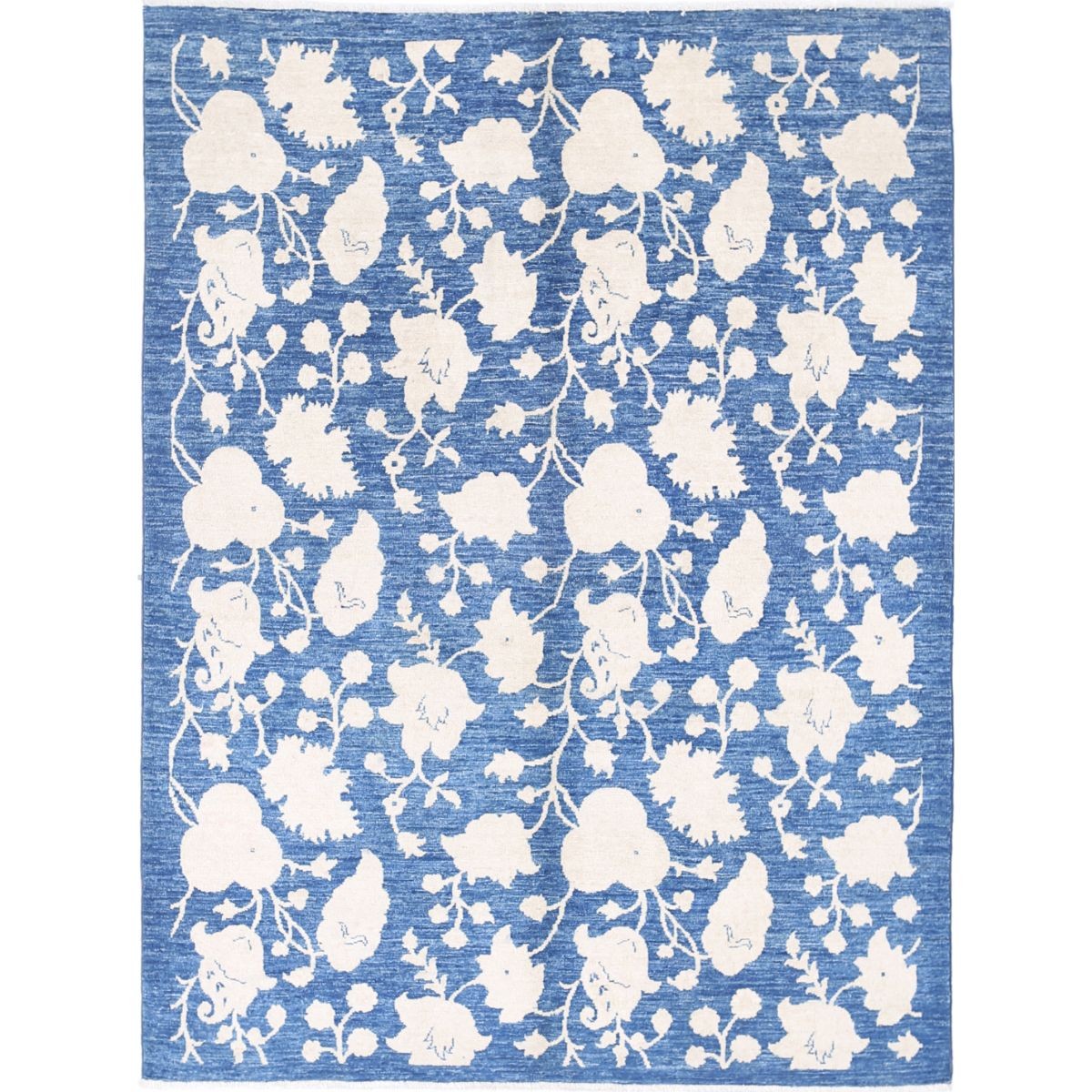 Artemix 5x6 Handmade Double Knotted Washable Wool Rug - Colorful