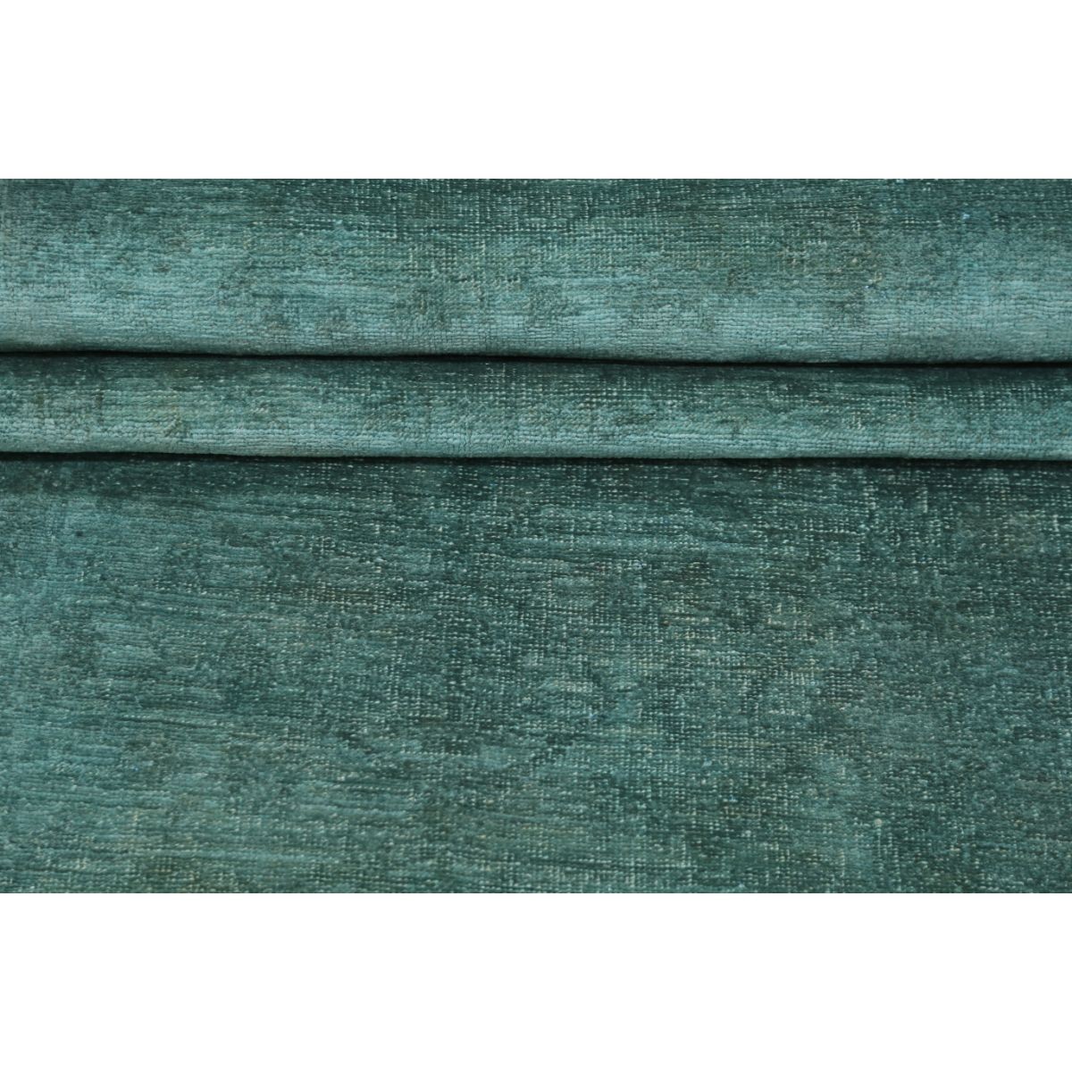 Overdye 2x10 Handmade Double Knotted Washable Wool Runner - Monochormatic