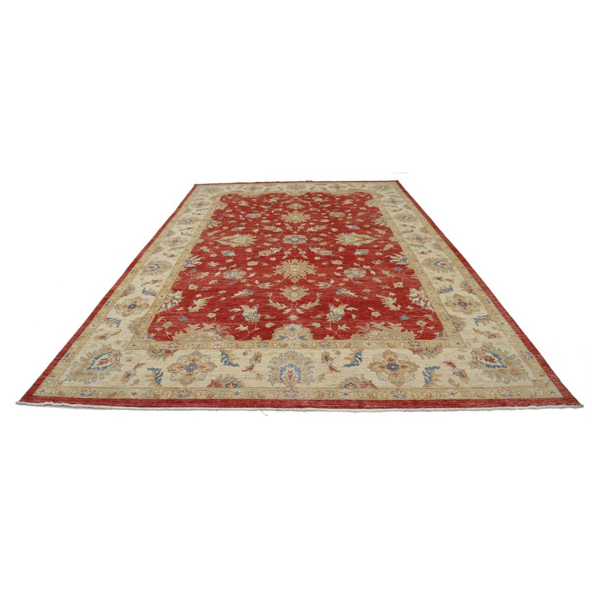 Ziegler 10x14 Handmade Double Knotted Washable Wool Rug - Colorful