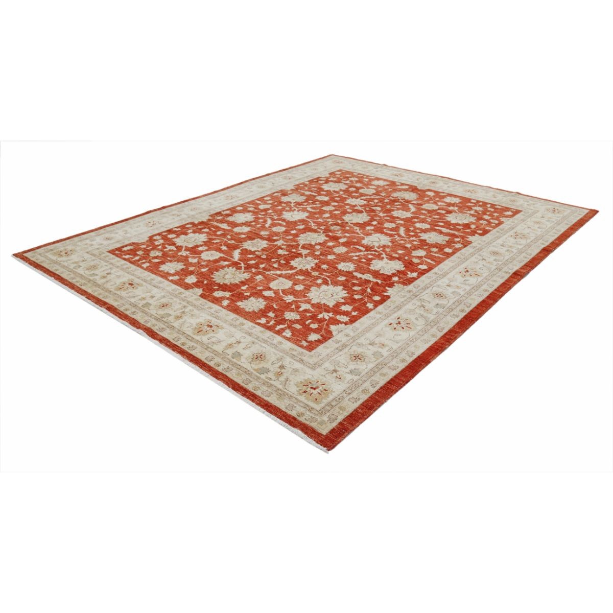 Ziegler 9x11 Handmade Double Knotted Washable Wool Rug - Colorful