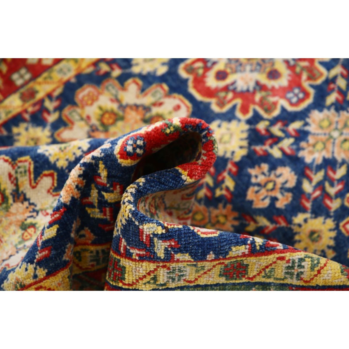 Revival 4x6 Handmade Double Knotted Washable Wool Rug - Colorful