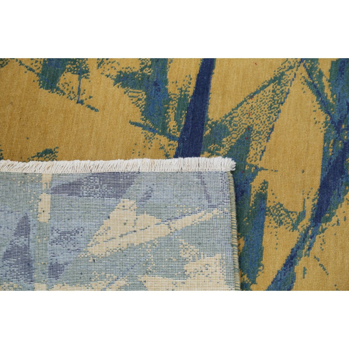 Dhanak 4x6 Machine-Made Washable Wool Rug - Colorful
