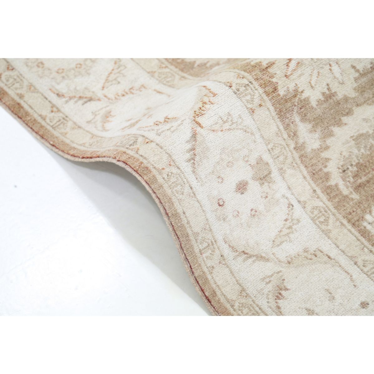 Serenity 4x10 Hand-Knotted Washable Wool Runner - Soft Hues