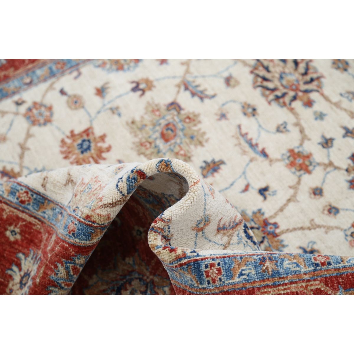 Ziegler 6x7 Handmade Double Knotted Washable Wool Rug - Colorful
