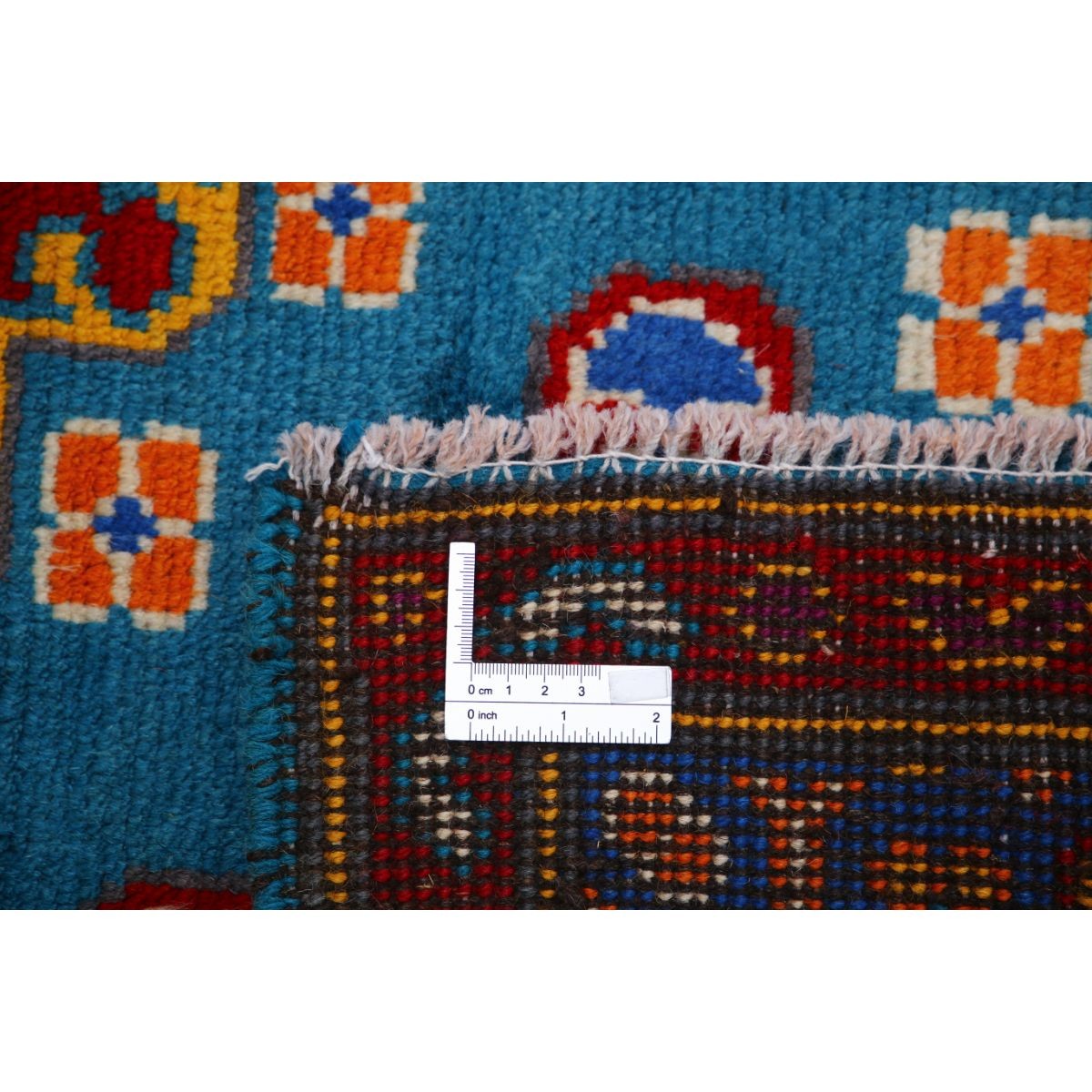 Revival 5x7 Handmade Double Knotted Washable Wool Rug - Colorful