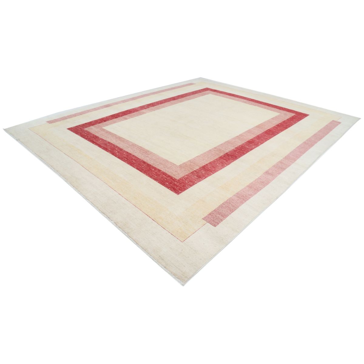 Modcar 12x15 Handmade Double Knotted Washable Wool Rug - Colorful