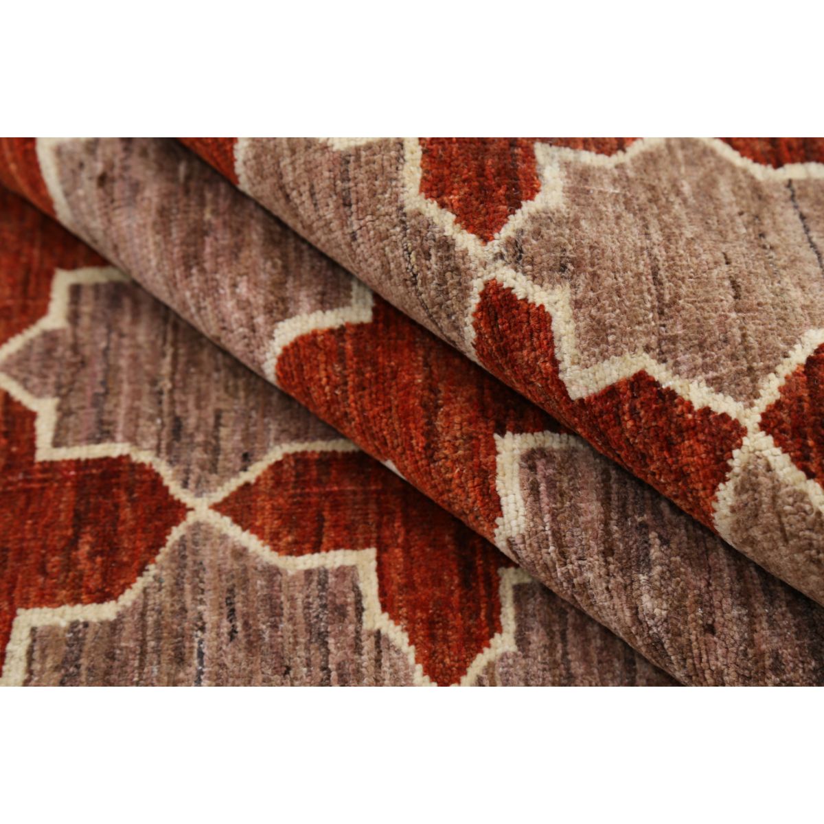 Modcar 7x10 Handmade Double Knotted Washable Wool Rug - Colorful