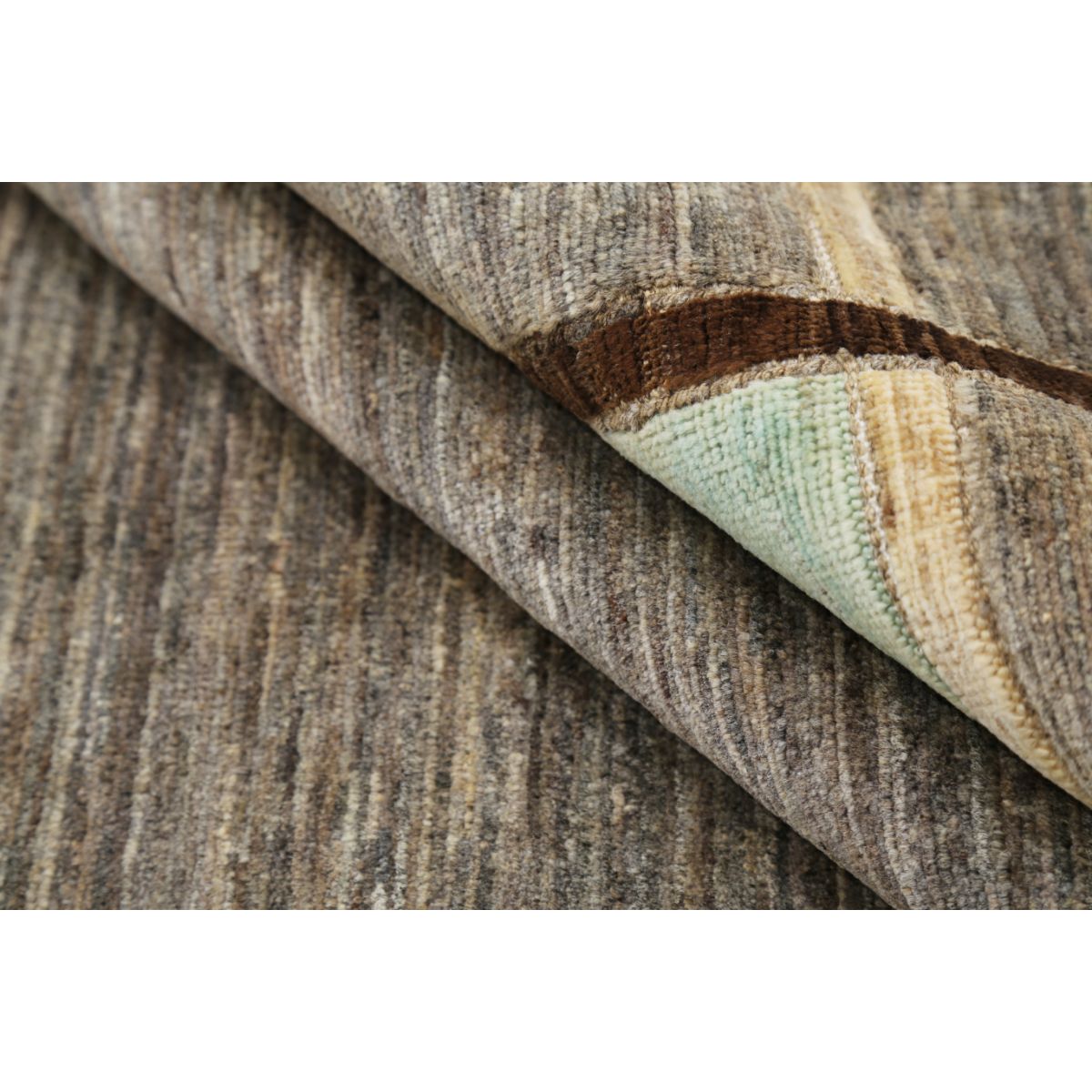 Modcar 6x8 Handmade Double Knotted Washable Wool Rug - Colorful