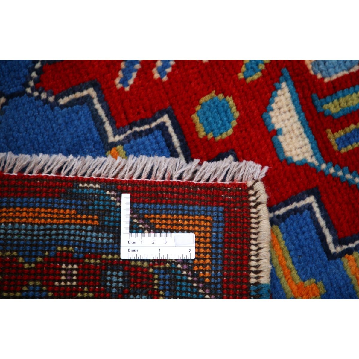 Revival 6x8 Handmade Double Knotted Washable Wool Rug - Colorful