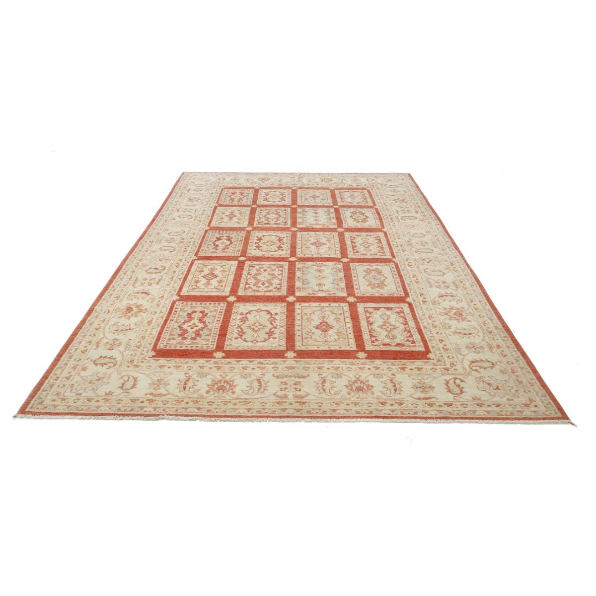 Bakhtiari 7x10 Handmade Double Knotted Washable Wool Rug - Colorful
