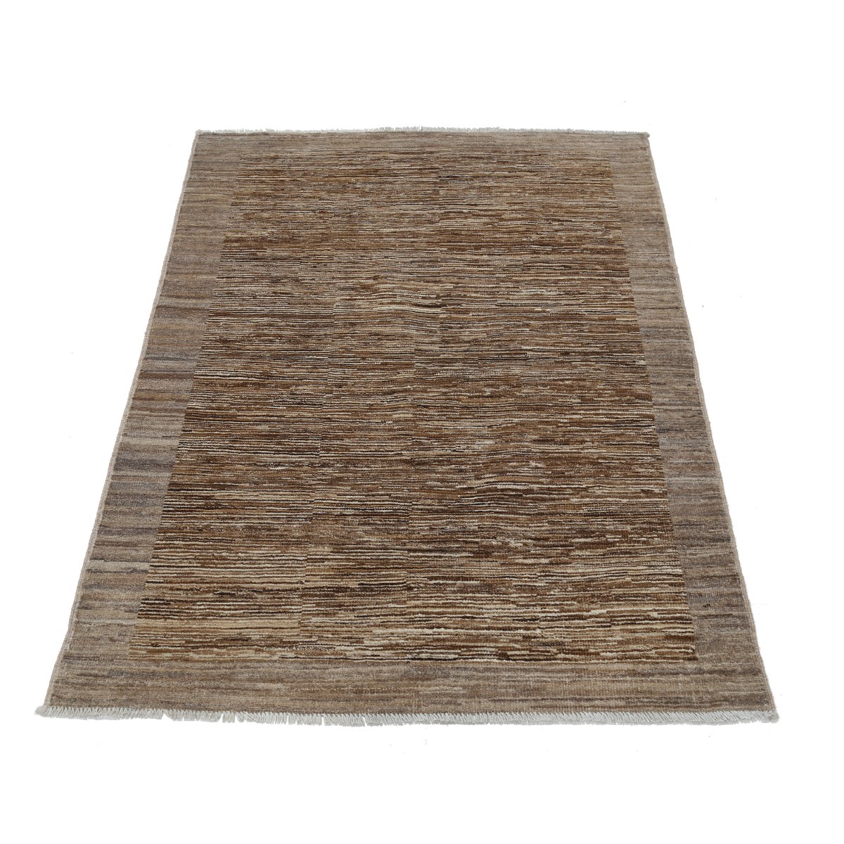 Modcar 3x5 Handmade Double Knotted Washable Wool Rug - Colorful