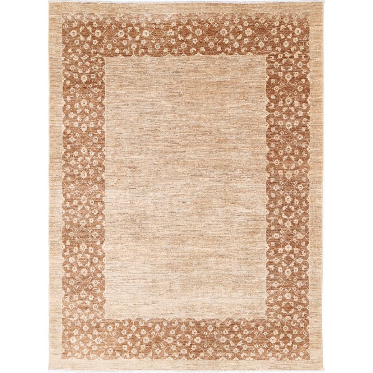Modcar 6x8 Handmade Double Knotted Washable Wool Rug - Colorful