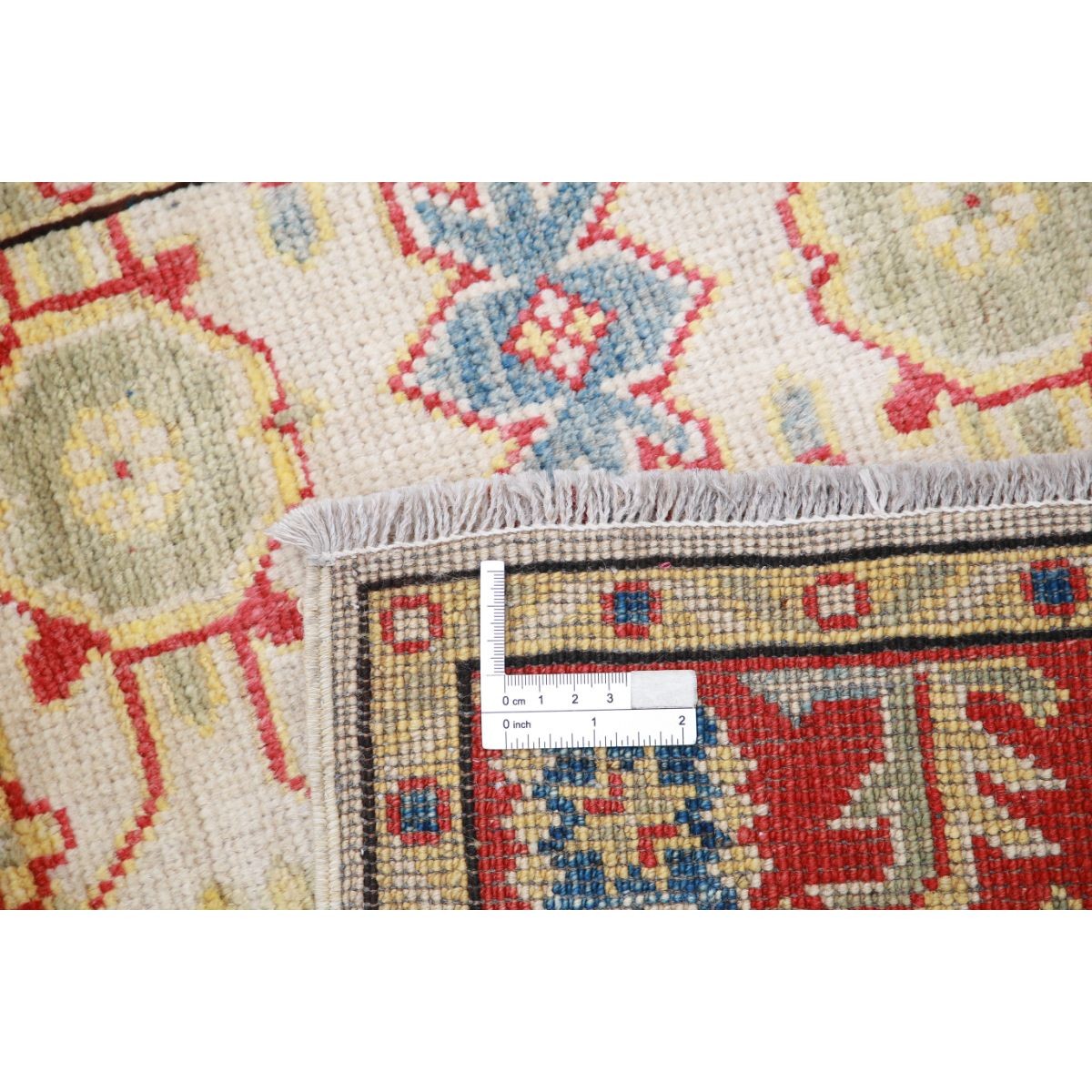 Revival 3x4 Handmade Double Knotted Washable Wool Rug - Colorful