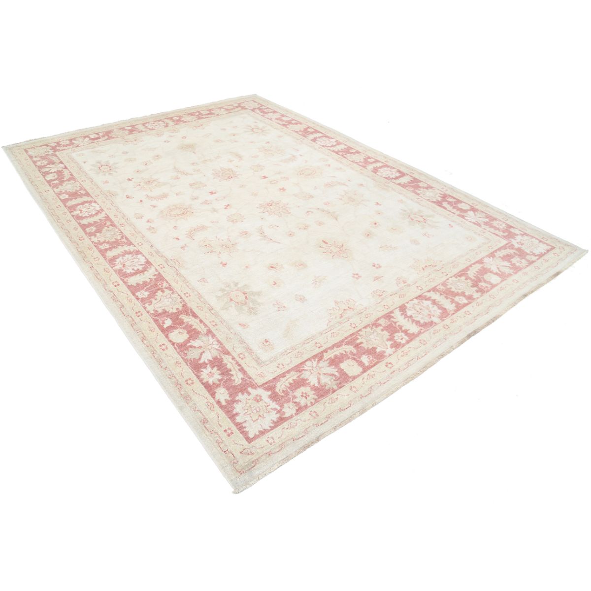 Serenity 7x10 Handmade Double Knotted Washable Wool Rug - Soft Hues