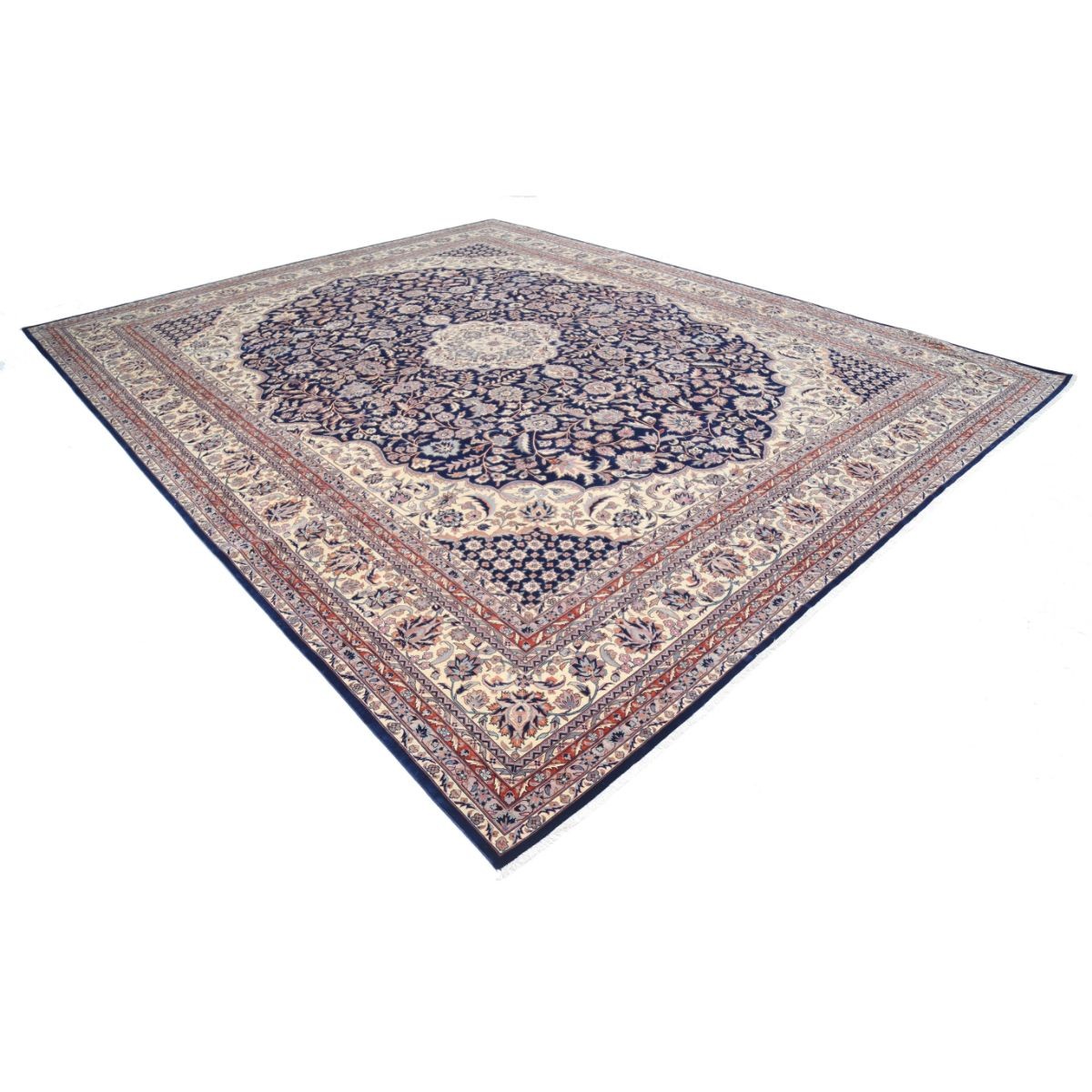Heritage 12x15 Handmade Double Knotted Washable Wool Rug - Colorful