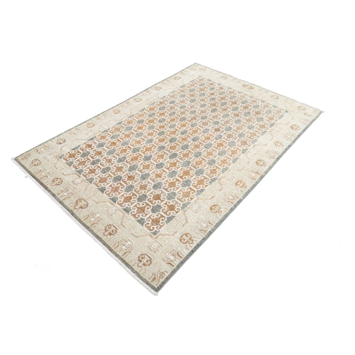 Ziegler 5x7 Handmade Double Knotted Washable Wool Rug - Colorful