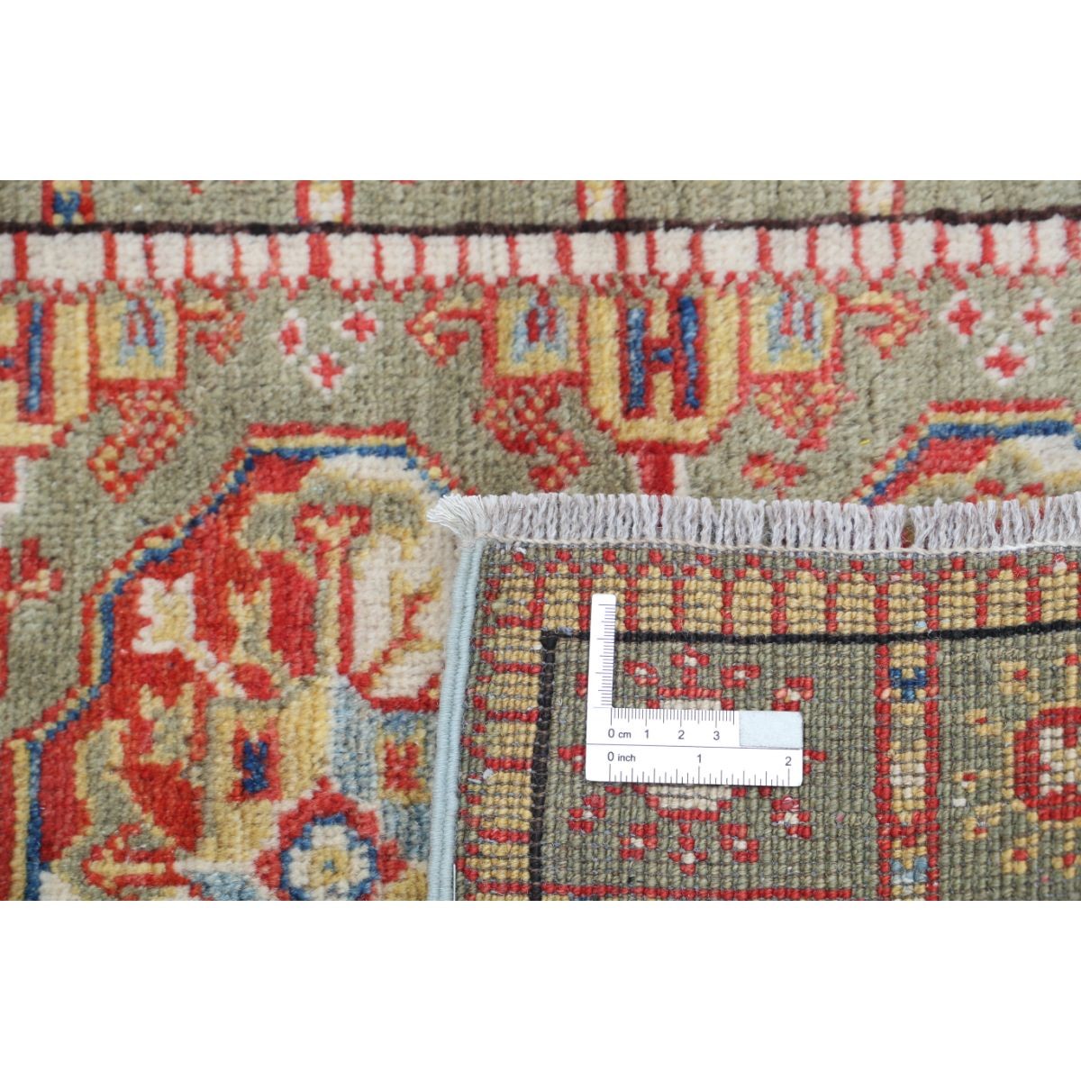 Revival 2x3 Handmade Double Knotted Washable Wool Rug - Colorful