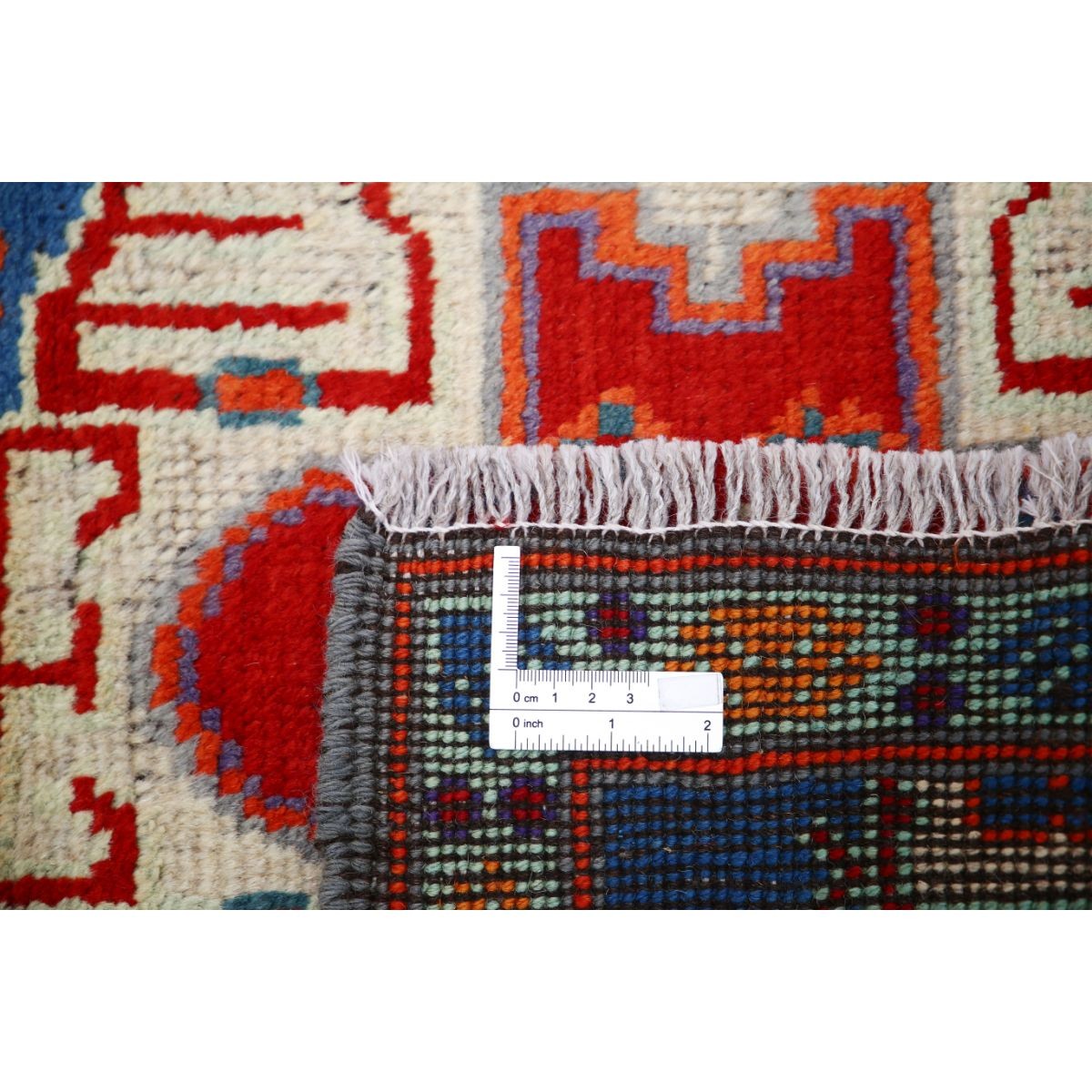 Revival 3x4 Handmade Double Knotted Washable Wool Rug - Colorful