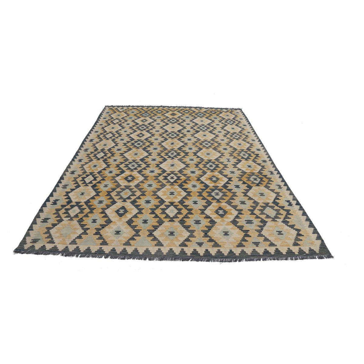 Maimana 6x10 Hand Woven Washable Wool Rug - Colorful