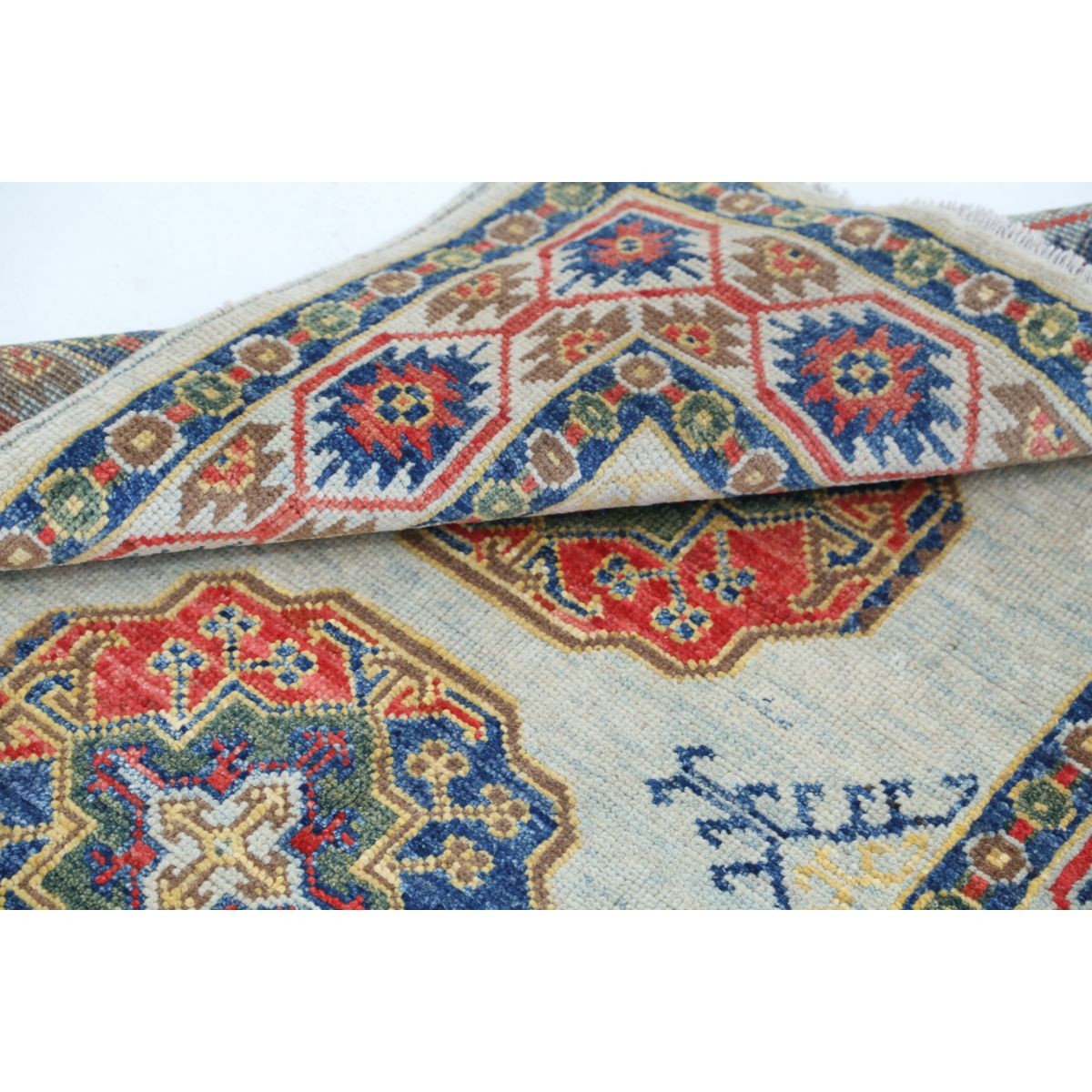 Revival 3x5 Handmade Double Knotted Washable Wool Rug - Colorful