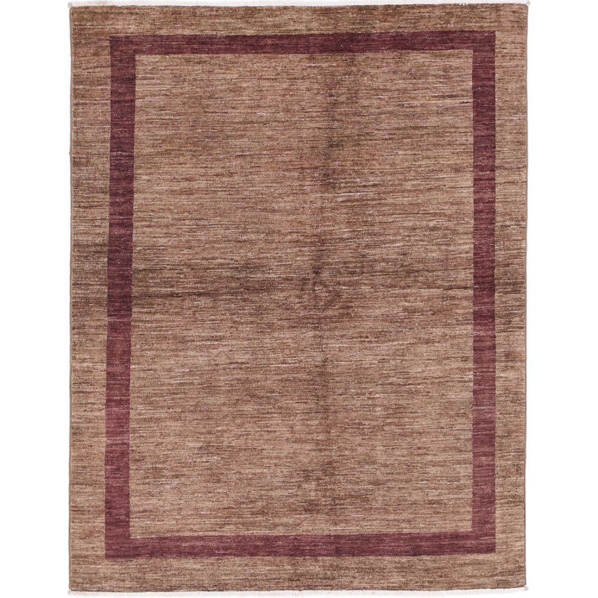 Modcar 5x6 Handmade Double Knotted Washable Wool Rug - Colorful