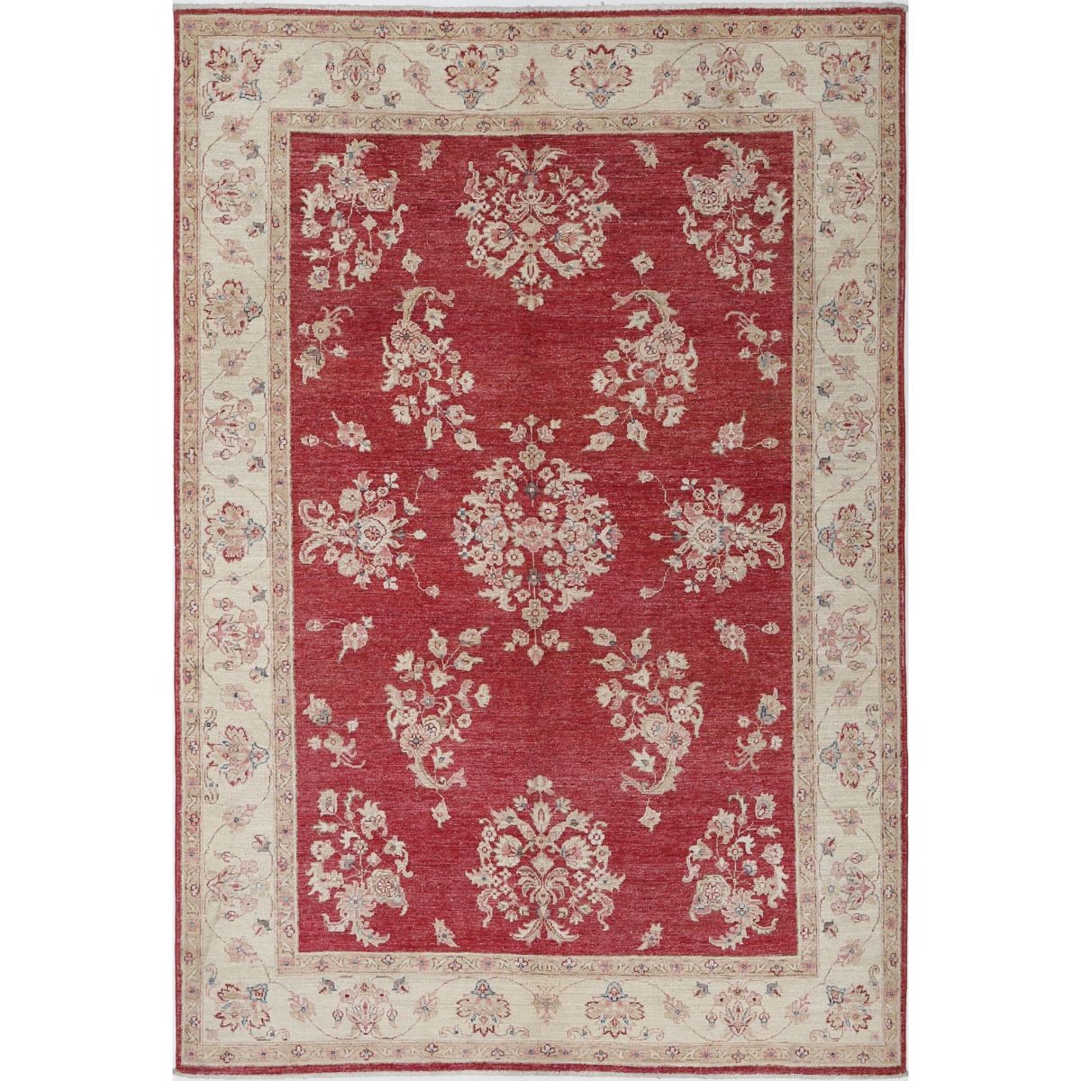 Ziegler 5x8 Handmade Double Knotted Washable Wool Rug - Colorful
