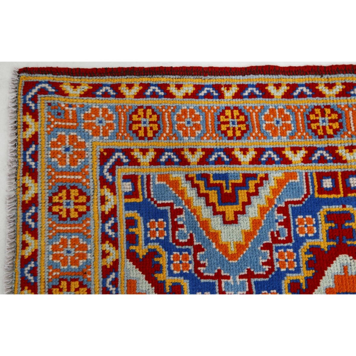 Revival 3x5 Handmade Double Knotted Washable Wool Rug - Colorful