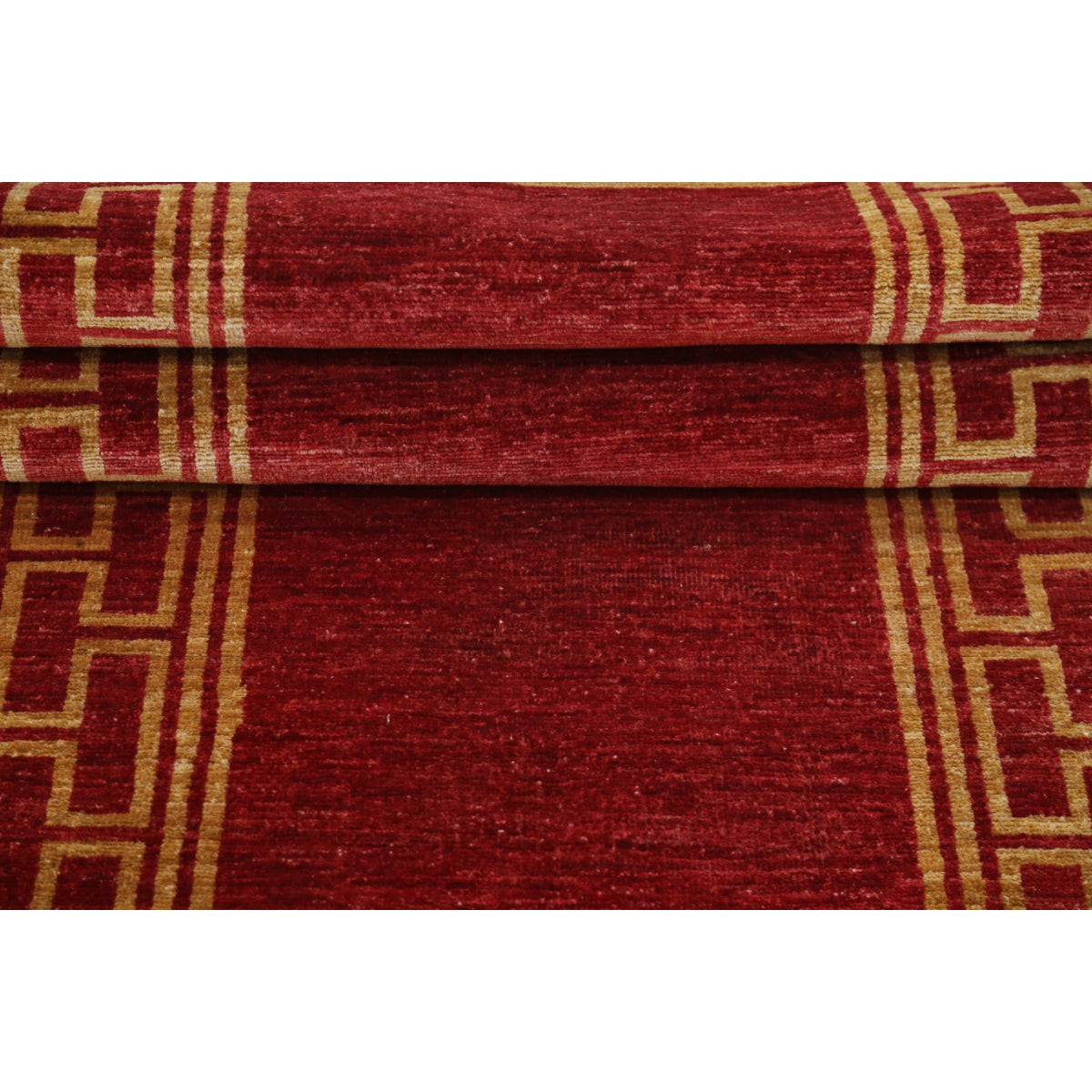 Modcar 3x10 Handmade Double Knotted Washable Wool Runner - Colorful
