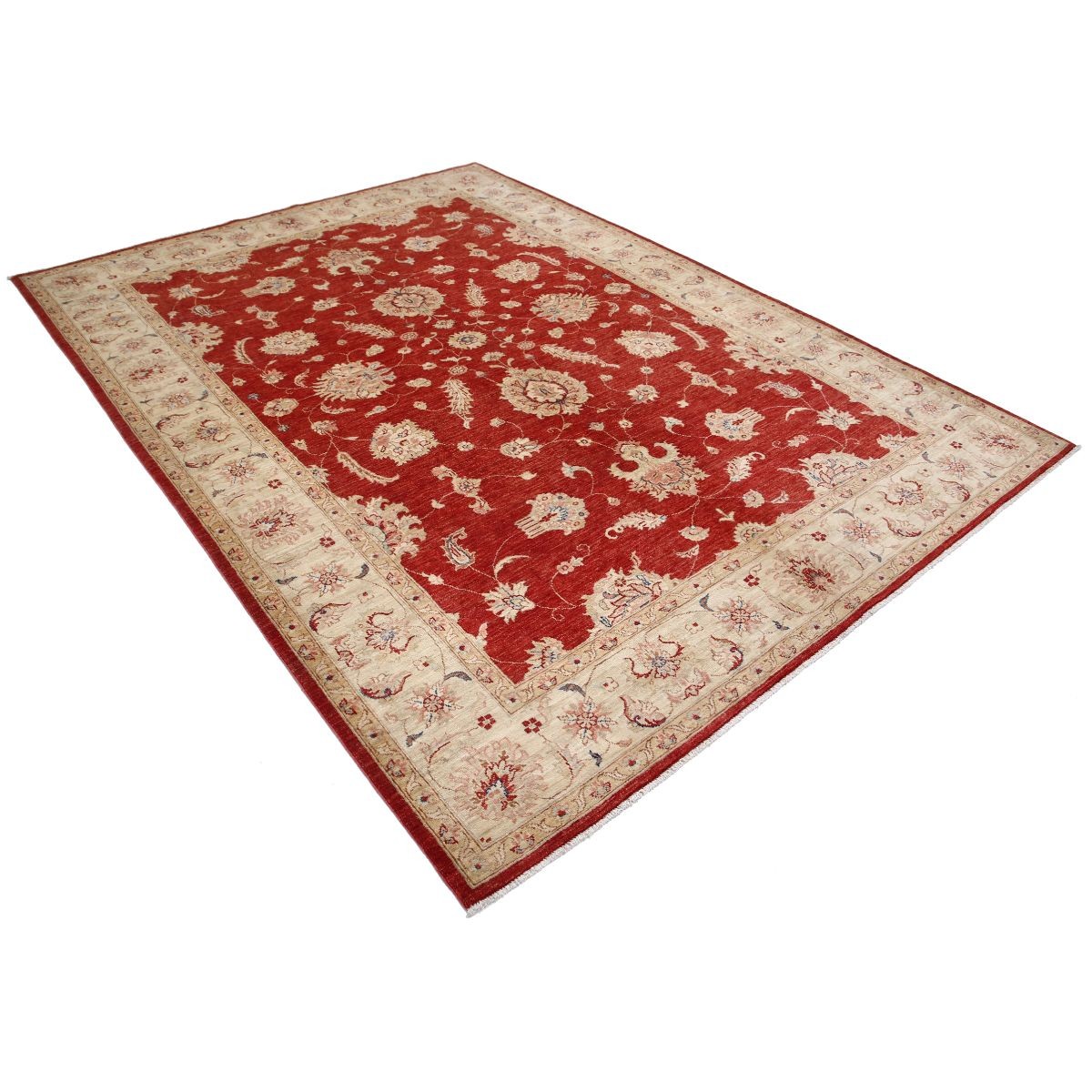 Ziegler 7x9 Handmade Double Knotted Washable Wool Rug - Colorful